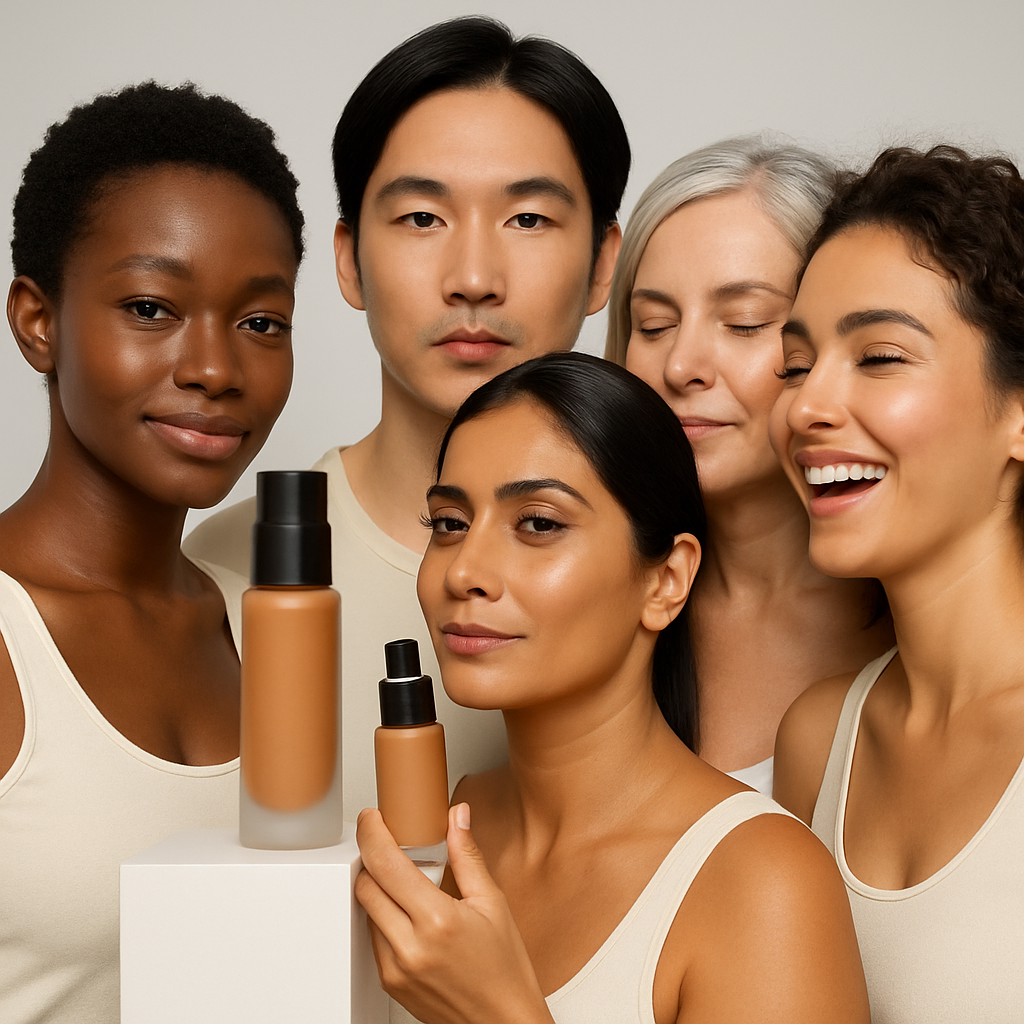 Cosmetics & Skincare - Shade-Matching on Diverse Skin Tones Without Reshoots